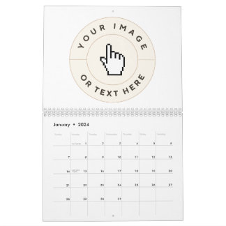 Agenda - Aangepast (afbeelding/tekst toevoegen) Kalender