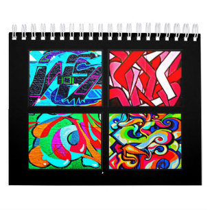 Agenda-Abstract-Graffiti Galerie 1 Kalender
