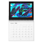 Agenda-Abstract-Graffiti Galerie 1 Kalender (Jan 2026)