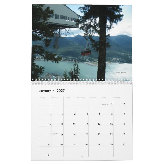 Agenda Alaska 2012 Kalender (Jan 2027)