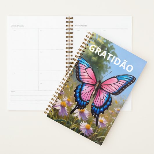 Agenda Borboleta (Devant avec enveloppe)