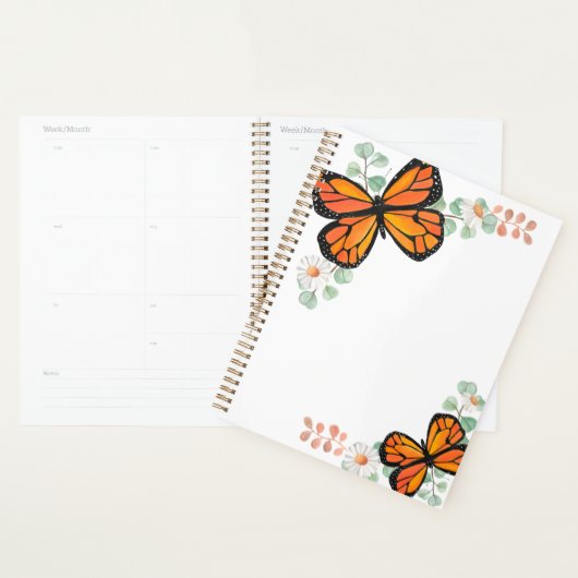 Agenda Borboletas e Margaridas  (Devant avec enveloppe)