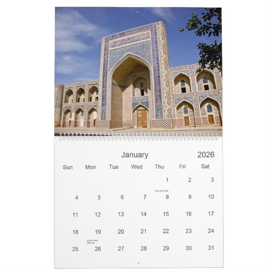 Agenda Bukhara 2011 Kalender (Jan 2026)