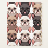 Agenda charmant avec Bulldog Français (Dos)