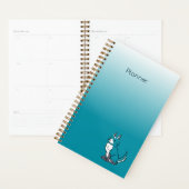 Agenda Chien Turquoise (Devant avec enveloppe)