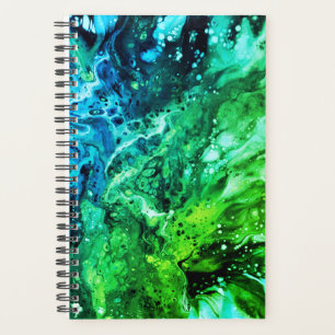 Agenda d'artiste. Motif abstrait. Anetka.