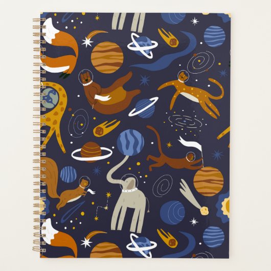 Agenda de la colección Animals Outer Space (Devant)