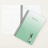 Agenda de la lapin arlequin vert (Devant avec enveloppe)