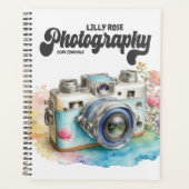 Agenda de photographe personnalisé Appareil photo (Devant)