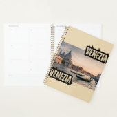 Agenda élégant avec photo de Venise - Planifiez vo (Devant avec enveloppe)
