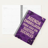 Agenda embrujada pequeña tapa blanda  (Devant avec enveloppe)