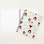 Agenda Fille Fleurie Mignonne (Devant avec enveloppe)