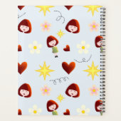Agenda Fille Fleurie Mignonne (Dos)