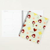 Agenda Fille Fleurie Mignonne (Devant avec enveloppe)