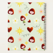 Agenda Fille Fleurie Mignonne (Dos)