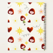 Agenda Fille Fleurie Mignonne (Dos)