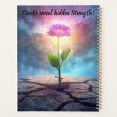 agenda fleur inspirational cahier de notes (Dos)