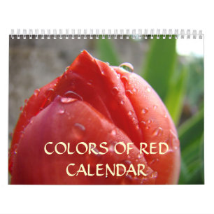 AGENDA Kleuren van RODE AGENDA'S Bloemende Bomen Kalender