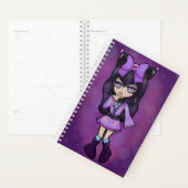 Agenda Kuromi Chibi (Devant avec enveloppe)