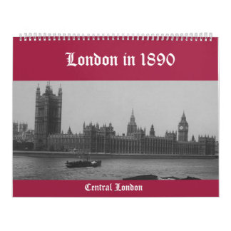 Agenda Londen 1890 Kalender