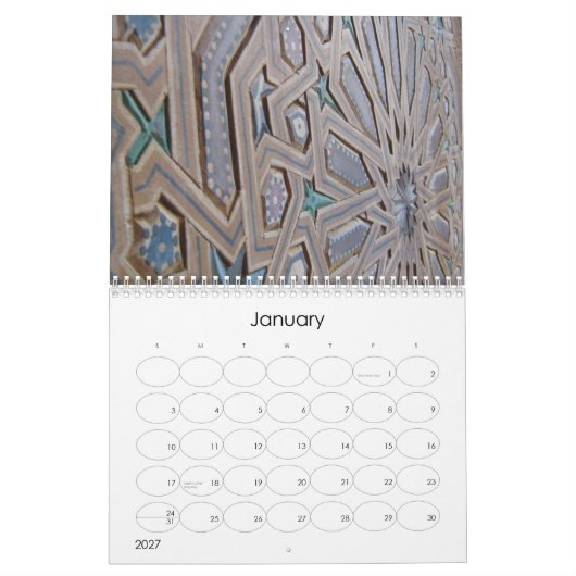 Agenda Marokko 2012 Kalender (Jan 2027)