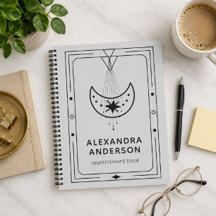 Agenda Mensuel Géométrique Céleste Croissant de Lu