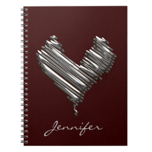 Agenda met aangepaste naam notitieboek