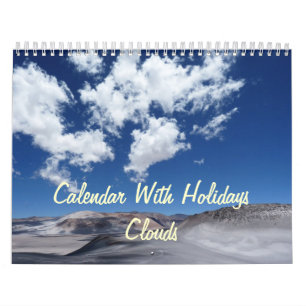 Agenda met Feestdagen - Clouds Kalender