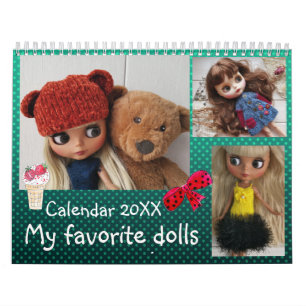 Agenda.  Mijn favoriete poppen Kalender