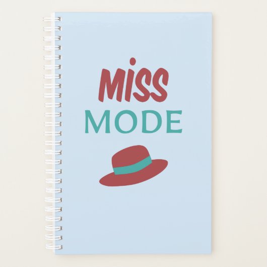 Agenda Miss Mode. Idée Cadeau Femme (Devant)