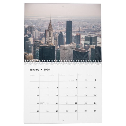 Agenda New York 2015 Kalender (Jan 2026)