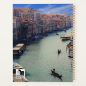 Agenda non daté à thème Venise (Dos)