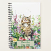 Agenda non daté Tabby Cat Journal (Devant)
