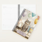 Agenda non daté Tabby Party Cat (Devant avec enveloppe)