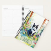 Agenda non daté Tuxedo Cat Journal (Devant avec enveloppe)