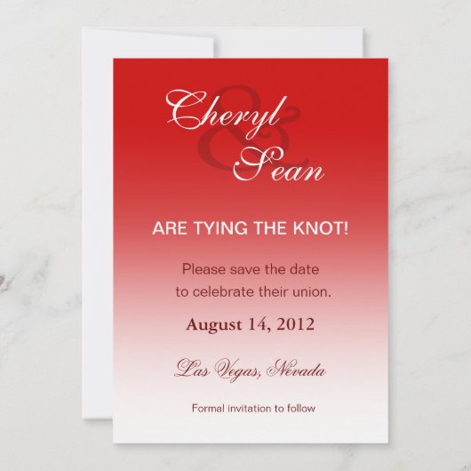 Agenda Pagina Opslaan Datum foto Las Vegas Save The Date (Achterkant)