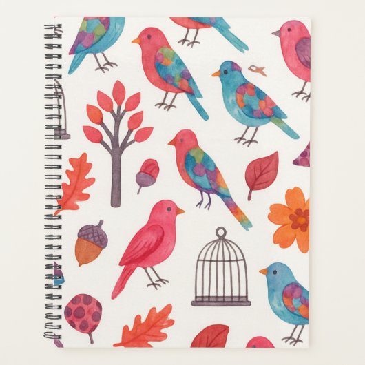 Agenda Pássaros e Flores DESING (Devant)