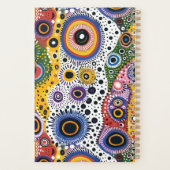 Agenda Pequeña de Tapa Dura con Patrón Psicodélico (Dos)