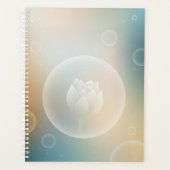 Agenda Reliure Rigide Vibrant Lotus (Devant)