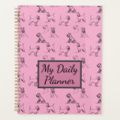 Agenda rose Miniature Schnauzer (Devant)