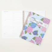 Agenda Spirale Hydrangea Aquarelle (Devant avec enveloppe)