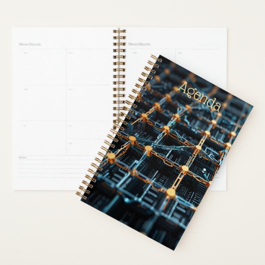 Agenda TechPlanner (Devant avec enveloppe)