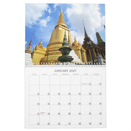 Agenda Thailand 2012 Kalender (Jan 2027)