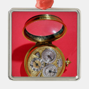 Agenda-uurwerk, c.1690 metalen ornament
