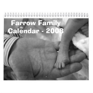 Agenda van de Farrow-reeks - 2008 Kalender