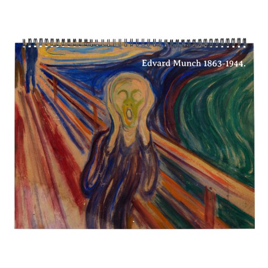 Agenda van Edvard Munch. Kalender (Hoes)