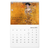 Agenda van Gustav Klimt Kalender (Jan 2026)