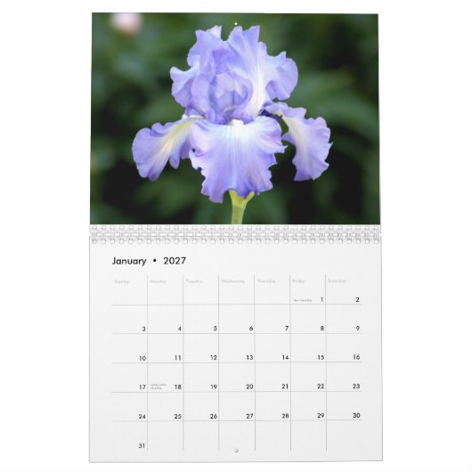 Agenda van Irises 2012 Kalender (Jan 2027)
