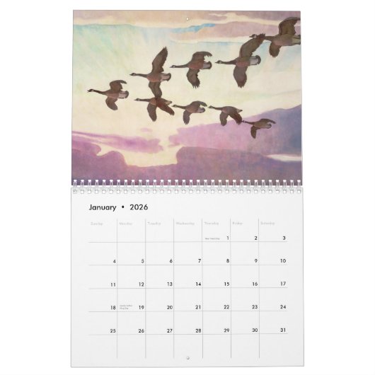 Agenda van Newell Convers Wyeth Kalender (Jan 2026)