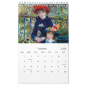 Agenda van Pierre-Auguste Renoir. Kalender (Feb 2026)